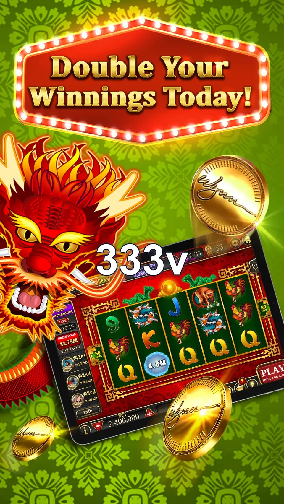 333v Tangkapan Layar - APK Resmi